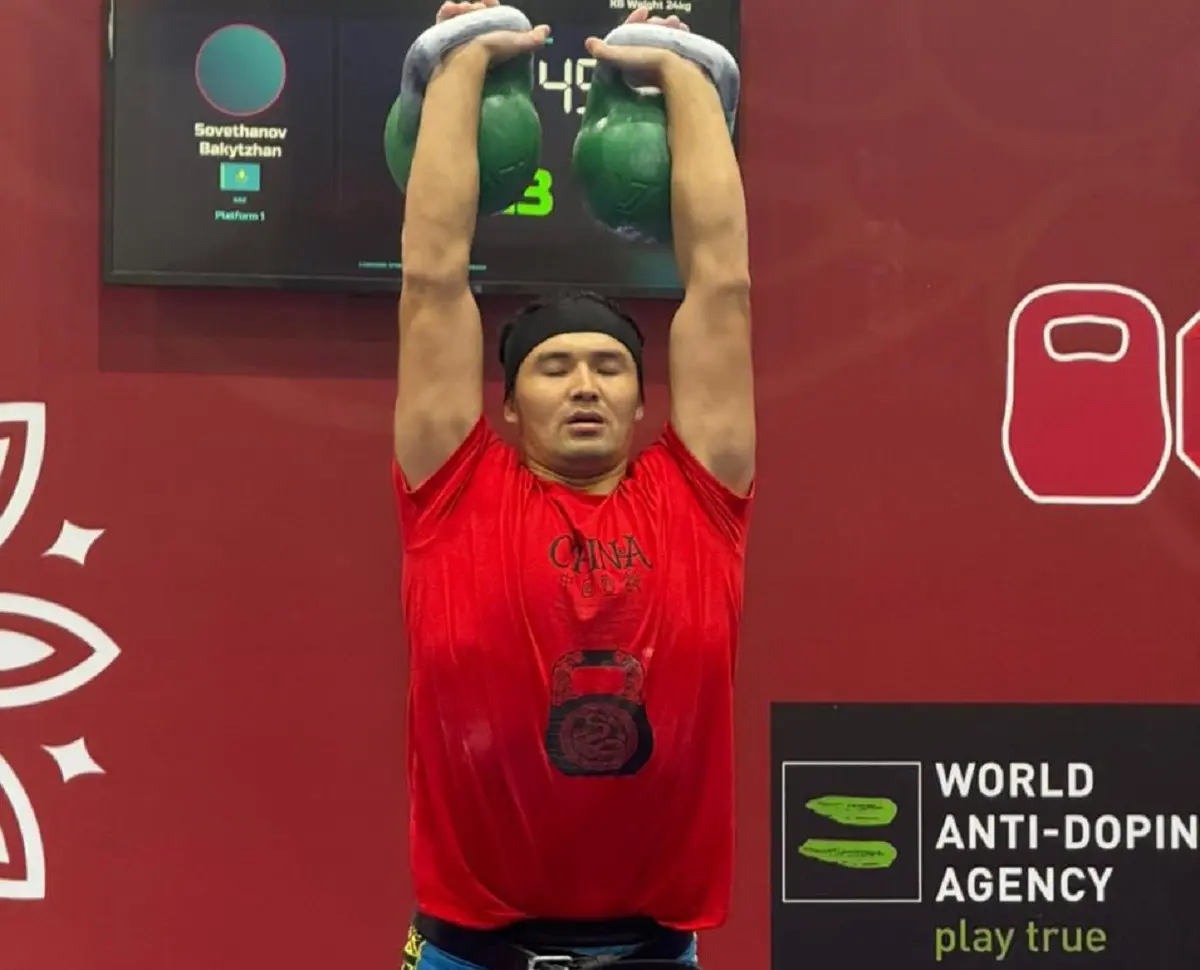 На фото спортсмен Бакытжан Советханов. Фото предоставил Асхат Олжабаев