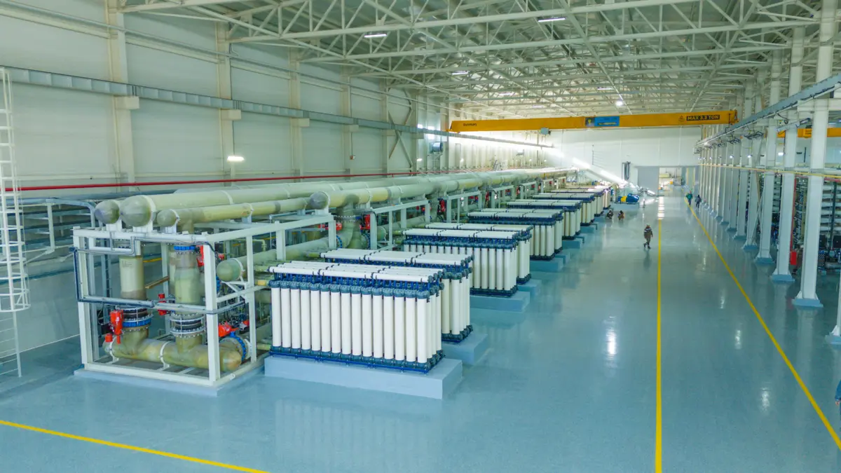 Опреснительный завод «Кендерли» вышел на проектную мощность и готов к передаче акимату Мангистауской области