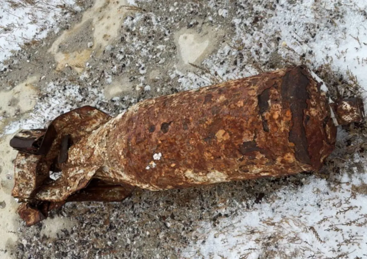 Учебная авиабомба обнаружена охотником в 39 км от Актау