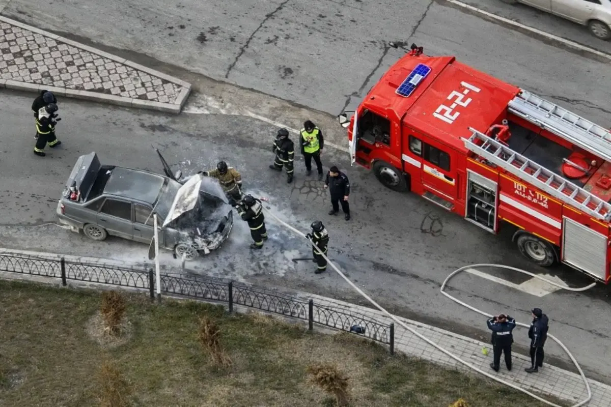 Фото предоставили в ДЧС Мангистауской области