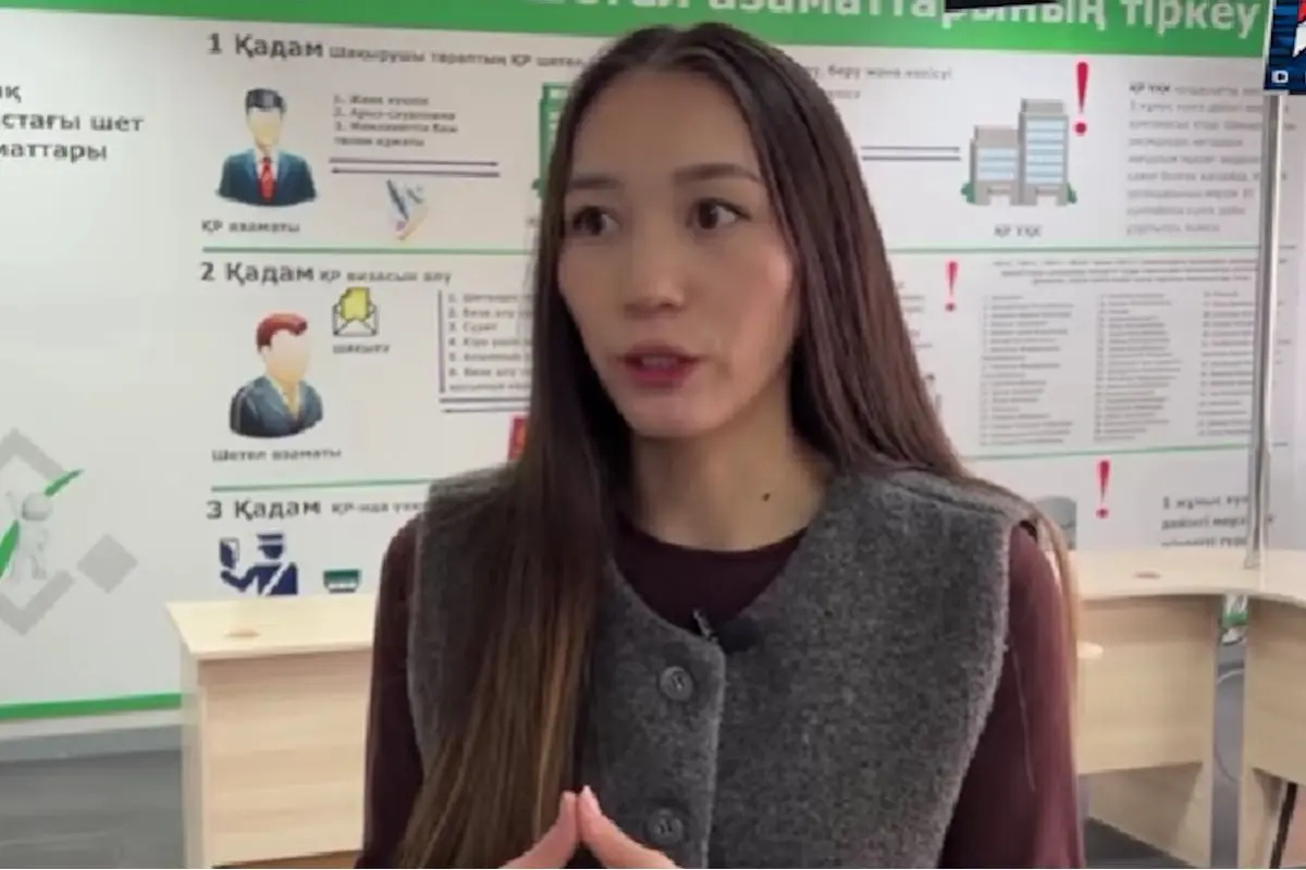 Жанылсын Сугиралиева. Скриншот Акжайык из видео КТК