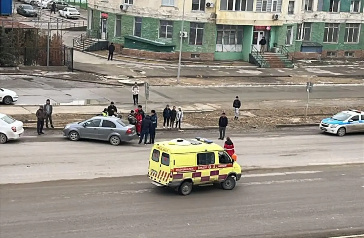 фото прислано очевидцами. Lada.kz