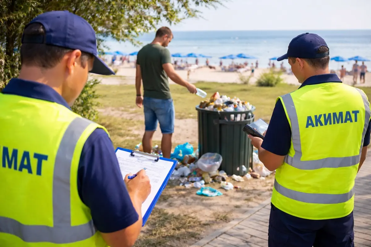 Важное изменение: акиматы Мангистау начали штрафовать за выброс мусора