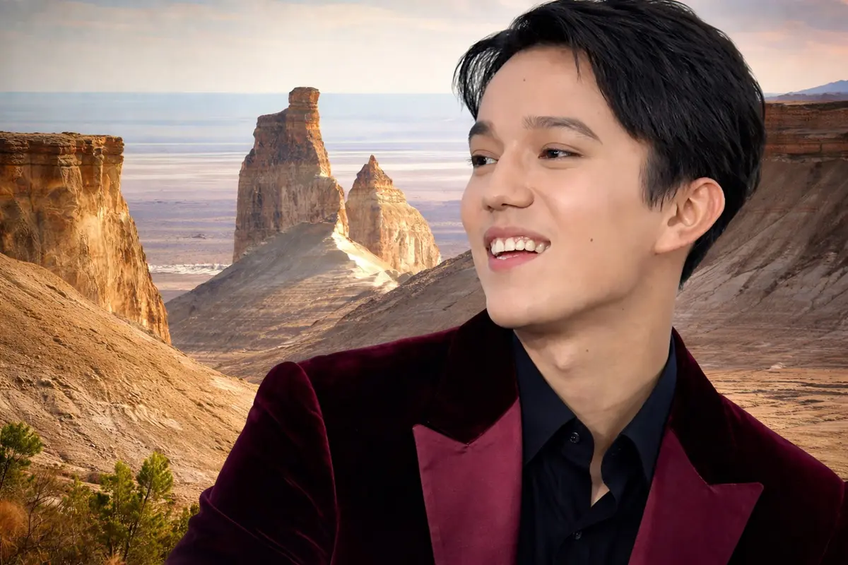 Димаш Кудайберген показал красоту Мангистау на международном шоу