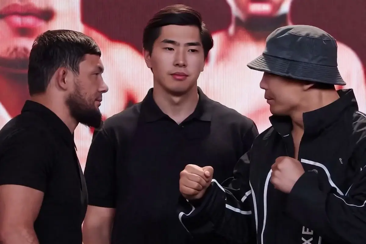 «Канский фестиваль» и «Лев» провели стердаун перед боем. Кадр видео