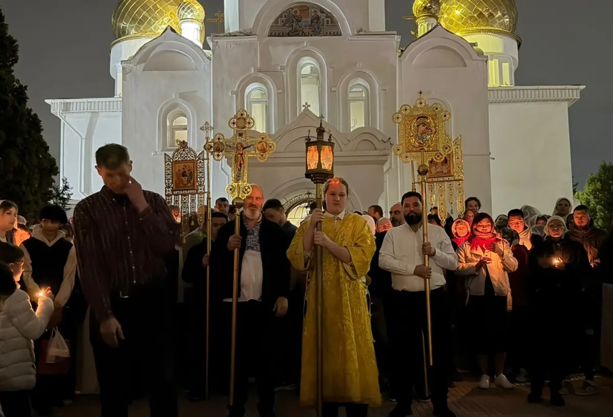 Православные христиане Актау отмечают Пасху