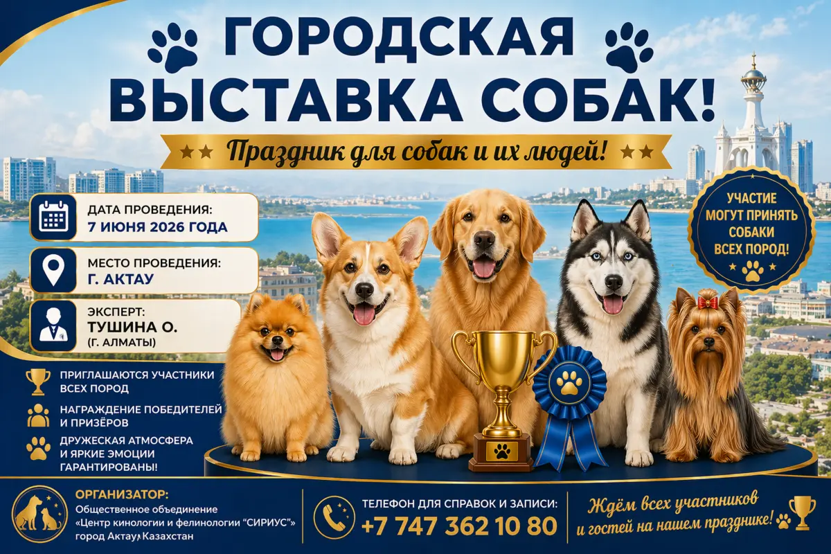 Городская выставка собак!