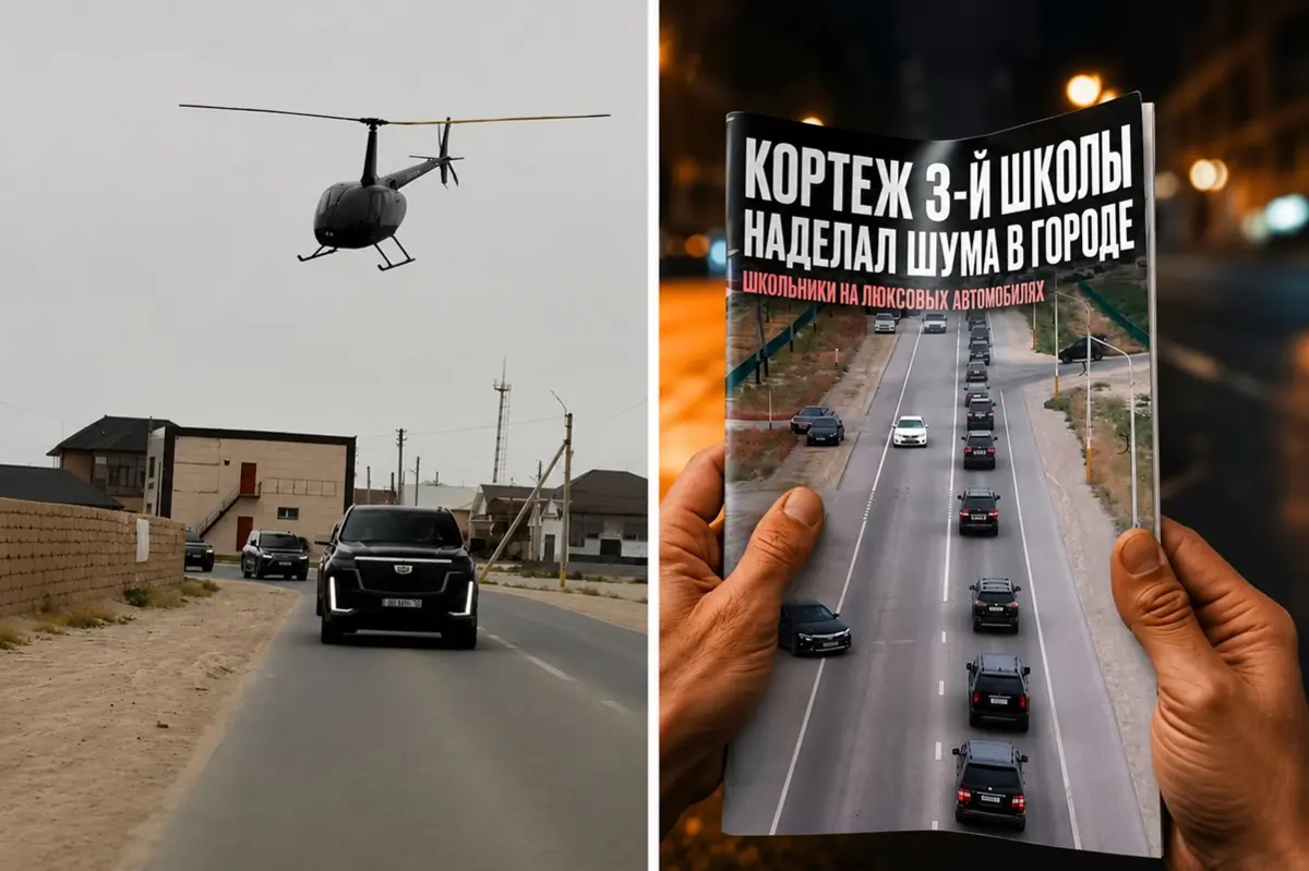 Фото: коллаж ИИ на основе стоп-кадров из видео