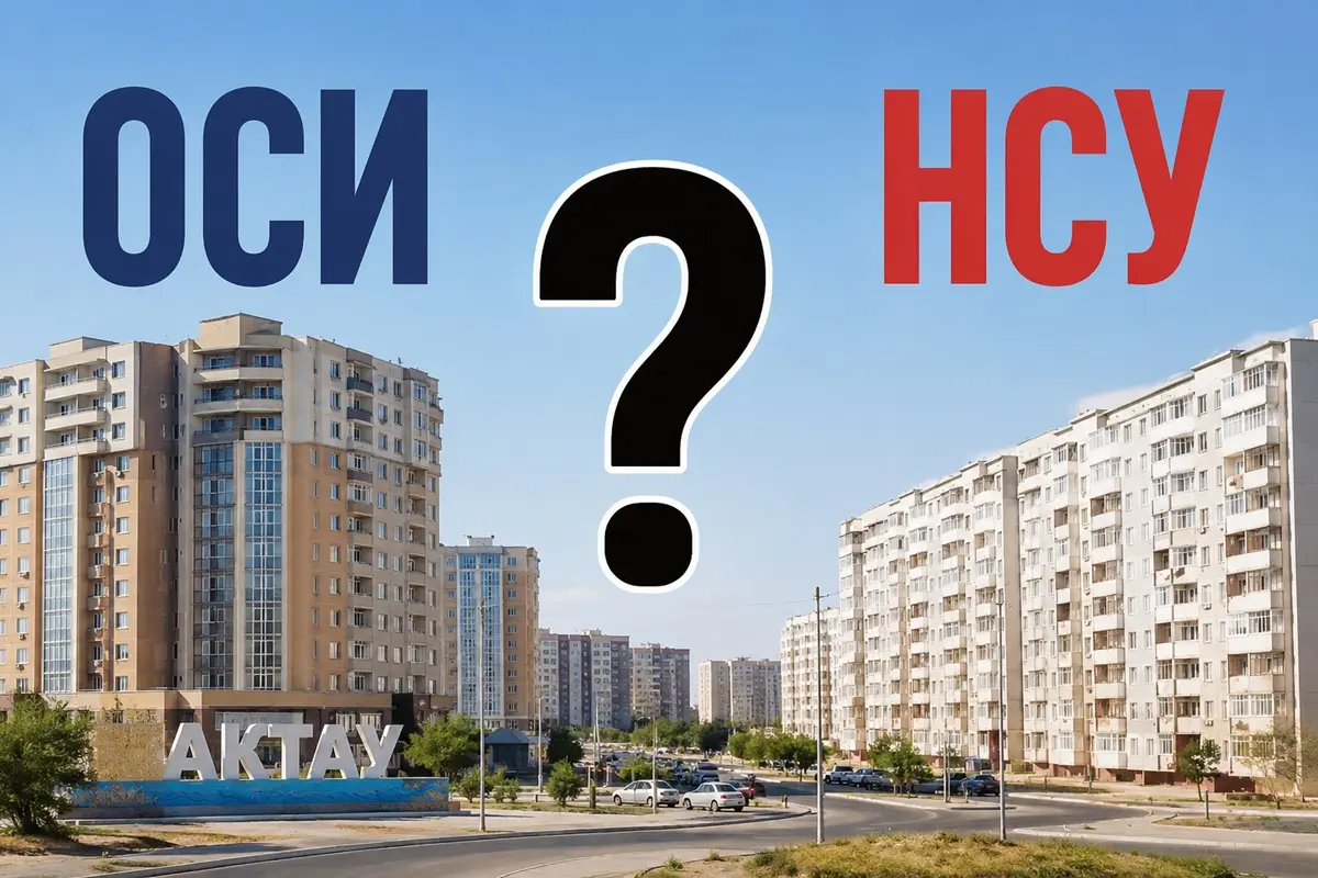 Жителям Актау предстоит выбор: ОСИ или НСУ – в чём отличие