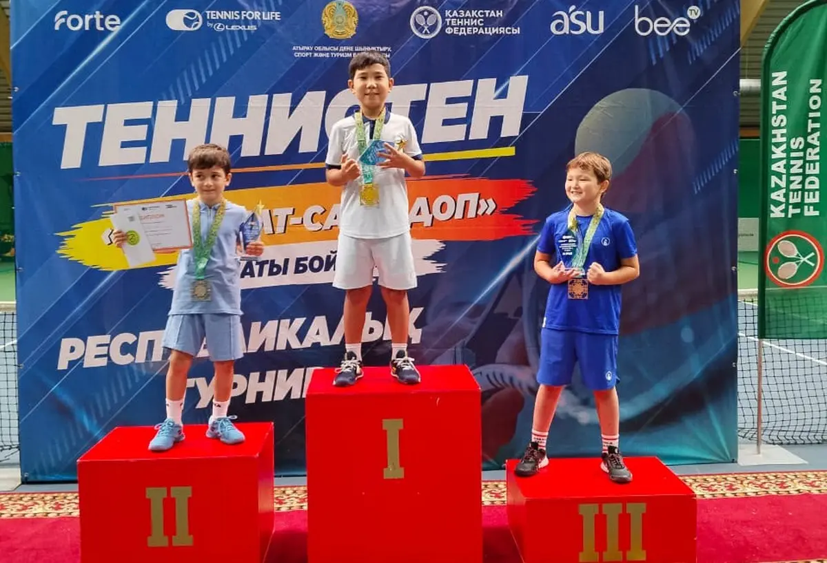 Фото предоставил тренер теннисного центра Берекет Жанибеков
