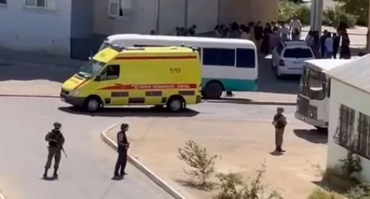 Учения. Кадр видео.