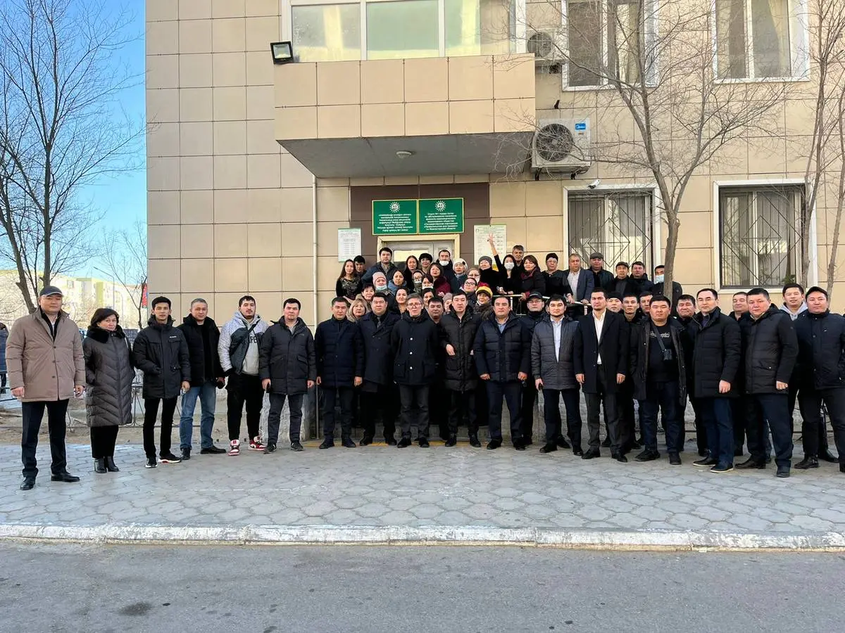 Фото со встречи работников с руководством корпорации