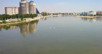 Уровень воды в реке Жайык в Атырау превысил пять метров