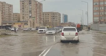 Как обстоит ситуация на автодорогах Актау после обильных дождей