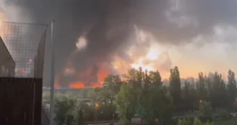 В Польше сгорел крупный торговый центр