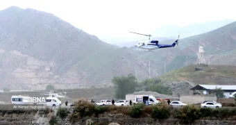 Президент Ирана пропал без вести после «жесткой посадки» вертолета в горах. ВИДЕО