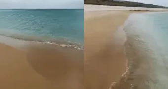 Пляж в Мангистау сравнили с Мальдивами