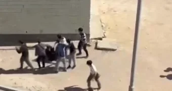 Драка у медколледжа попала на видео в Актау