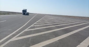 Участок дороги Жетыбай-Жанаозен временно станет взлетно-посадочной полосой