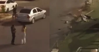 А был ли мальчик? В Актау автомобиль на скорости въехал в детскую площадку