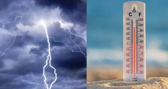 Штормовое предупреждение: в Актау ожидаются сильная жара и гроза