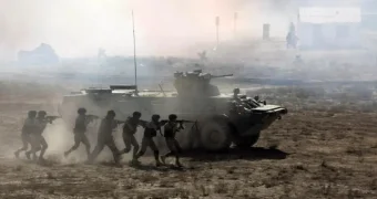 Офицер Нацгвардии получил огнестрельное ранение