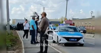 Пьяный водитель насмерть сбил дорожного рабочего в Астане (ВИДЕО)