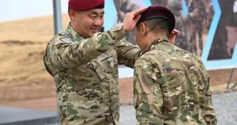 Силы спецопераций Казахстана пополнились первыми бордовыми беретами