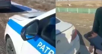 Водитель лишился прав за салфетку на госномере