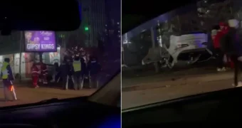 Женщина погибла в ДТП с перевертышем в Алматы