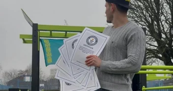«Мотивация – мои дети»: получивший убежище в Великобритании атлет из Актау установил два новых рекорда Гиннесса