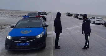 Полиция Мангистау просит водителей быть осторожными на дорогах