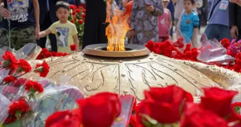 Официальный логотип к 80-летию Победы в ВОВ представило Министерство обороны Казахстана