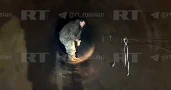 Российские военные вырыли траншею для выхода в тыл ВСУ в Судже (видео)