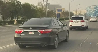 Водители Актау жалуются на наплыв машин с транзитными номерами