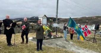 В Норвегии открыт мемориал казахстанскому солдату