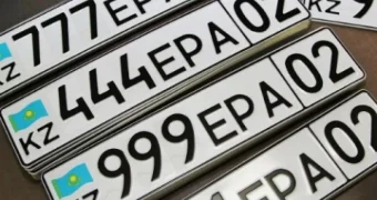 Опубликованы новые тарифы на «красивые» госномера в Казахстане