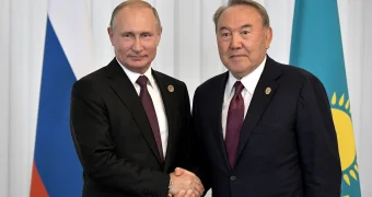 Владимир Путин провёл встречу с Нурсултаном Назарбаевым в Москве