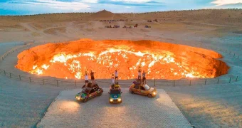 «Врата ада» закрываются: огонь в кратере Дарваза угасает