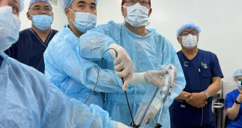 Доктор медицинских наук из России проводит мастер-класс по эндохирургии в Актау