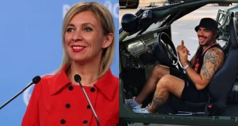 Официальный представитель МИД России записала трек со скандальным рэпером