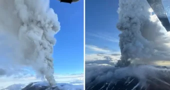 На Камчатке проснулся спавший почти 500 лет вулкан