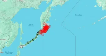 У Курильских островов произошло сильное землетрясение