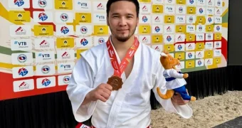 Бронзовую медаль по самбо завоевал спортсмен из Мангистау на чемпионате мира