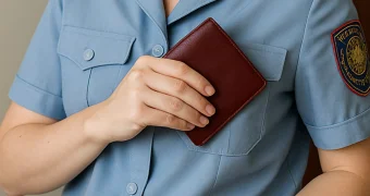 Конфликт с подполковником полиции попал на видео в Актау