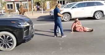 Женщину сбили на пешеходном переходе в Актау