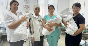 Казахстанка стала мамой 11 детей после рождения тройни