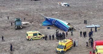 Алиев сделал новое заявление по поводу крушения самолета возле Актау