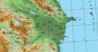 В Каспийском море произошло землетрясение