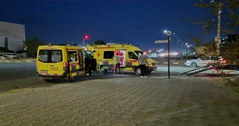 В Актау Toyota Camry врезалась в карету скорой помощи